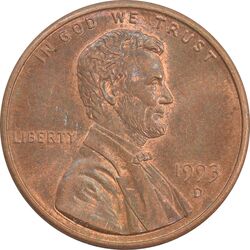 سکه 1 سنت 1993D لینکلن - MS63 - آمریکا