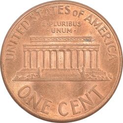 سکه 1 سنت 1999D لینکلن - MS62 - آمریکا