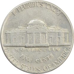 سکه 5 سنت 1974D جفرسون - EF40 - آمریکا