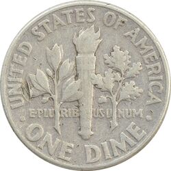 سکه 1 دایم 1950 روزولت - VF30 - آمریکا