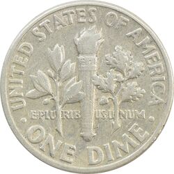 سکه 1 دایم 1956 روزولت - EF45 - آمریکا
