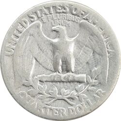 سکه کوارتر دلار 1936 واشنگتن - VF25 - آمریکا