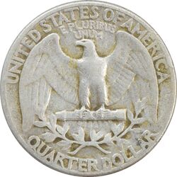 سکه کوارتر دلار 1946 واشنگتن - VF30 - آمریکا