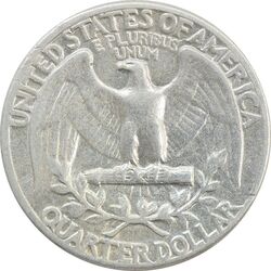 سکه کوارتر دلار 1957 واشنگتن - VF35 - آمریکا