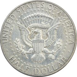 سکه نیم دلار 1964 کندی - AU55 - آمریکا