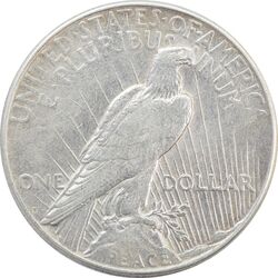 سکه یک دلار 1923S صلح - EF40 - آمریکا