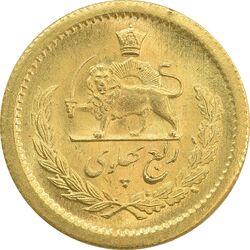 سکه طلا ربع پهلوی 1340 - MS63 - محمد رضا شاه