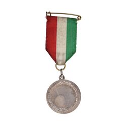 مدال آویز ورزشی نقره والیبال مردان - EF45 - محمد رضا شاه