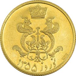 مدال طلا یادبود گارد شهبانو - نوروز 1355 - MS63 - محمد رضا شاه