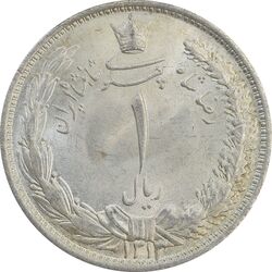 سکه 1 ریال 1313 - MS64 - رضا شاه