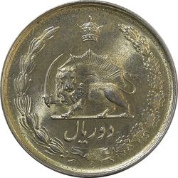 سکه 2 ریال 1329 - MS65 - محمد رضا شاه