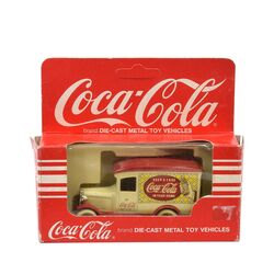 ماشین اسباب بازی آنتیک طرح coca cola