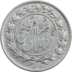 سکه 1000 دینار 129 ارور تاریخ - VF35 - ناصرالدین شاه