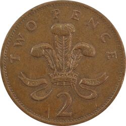 سکه 2 پنس 1990 الیزابت دوم - EF40 - انگلستان