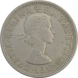سکه 2 شیلینگ 1966 الیزابت دوم - EF45 - انگلستان