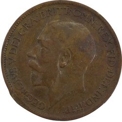 سکه 1/2 پنی 1921 جرج پنجم - F - انگلستان