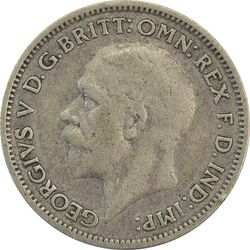 سکه 6 پنس 1932 جرج پنجم - EF45 - انگلستان