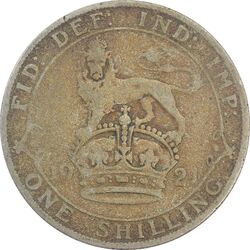 سکه 1 شیلینگ 1921 جرج پنجم - VF25 - انگلستان