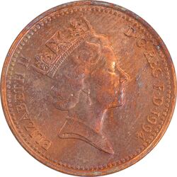سکه 1 پنی 1994 الیزابت دوم - MS60 - انگلستان