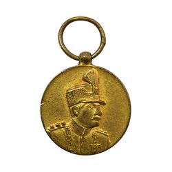 مدال یادگار تاجگذاری 1305 (بدون روبان) - شب - AU58 - رضا شاه