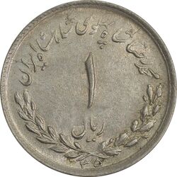 سکه 1 ریال 1335 - EF45 - محمد رضا شاه