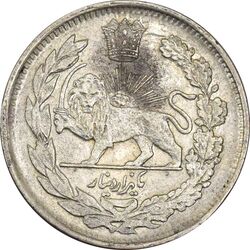 سکه 1000 دینار 1344 تصویری - AU50 - احمد شاه