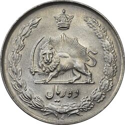 سکه 10 ریال 1335 - MS63 - محمد رضا شاه