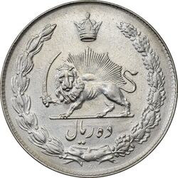 سکه 10 ریال 1343 (ضخیم) - AU50 - محمد رضا شاه