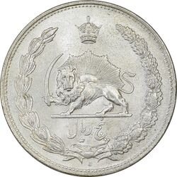 سکه 5 ریال 1310 - MS63 - رضا شاه