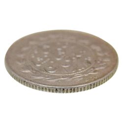 سکه 500 دینار 1305 خطی - پشت قاجار - AU58 - رضا شاه