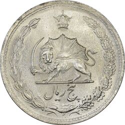 سکه 5 ریال 1322 - MS63 - محمد رضا شاه