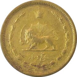 سکه 5 دینار 1316 (6 بزرگ) برنز - VF30 - رضا شاه