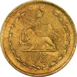 سکه 5 دینار 1315 برنز (5 تاریخ کوچک) - VF30 - رضا شاه