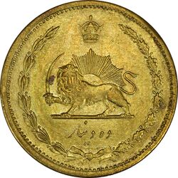 سکه 10 دینار 1319 - MS62 - رضا شاه