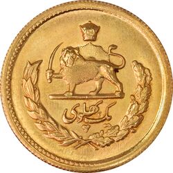 سکه طلا یک پهلوی 1329 - MS61 - محمد رضا شاه