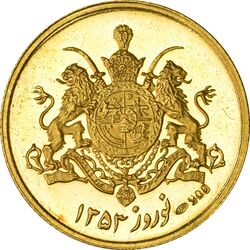 مدال طلا یادبود گارد شاهنشاهی - نوروز 1353 - MS63 - محمد رضا شاه