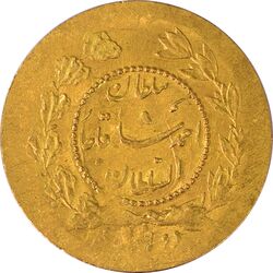 سکه طلا 2000 دینار 1343 تصویری - MS61 - احمد شاه