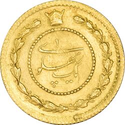 سکه طلا یک پهلوی 1306 تصویری - MS61 - رضا شاه