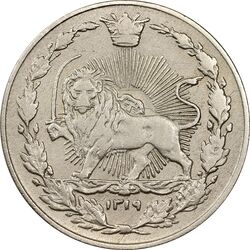 سکه 100 دینار 1319 - EF45 - مظفرالدین شاه