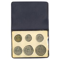پک سکه های رایج بانک مرکزی 2535 - UNC - محمد رضا شاه