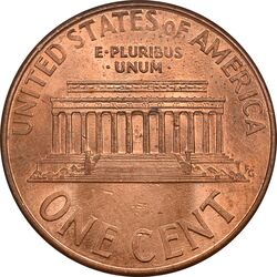 سکه 1 سنت 1999D لینکلن - MS63 - آمریکا