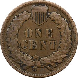 سکه 1 سنت 1902 سرخپوستی - EF45 - آمریکا