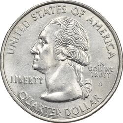 سکه کوارتر دلار 2001D ایالتی (کنتاکی) - MS61 - آمریکا