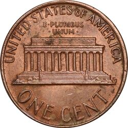 سکه 1 سنت 1976 لینکلن - MS61 - آمریکا