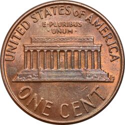 سکه 1 سنت 1977 لینکلن - MS61 - آمریکا