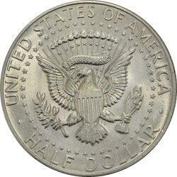 سکه نیم دلار 1969D کندی - MS62 - آمریکا