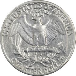 سکه کوارتر دلار 1953D واشنگتن - VF35 - آمریکا