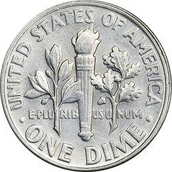 سکه 1 دایم 1961 روزولت - MS61 - آمریکا