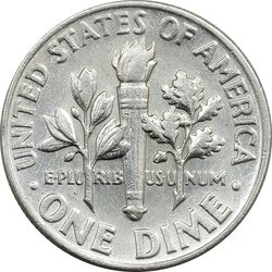 سکه 1 دایم 1964 روزولت - AU58 - آمریکا