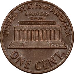 سکه 1 سنت 1970 لینکلن - AU58 - آمریکا